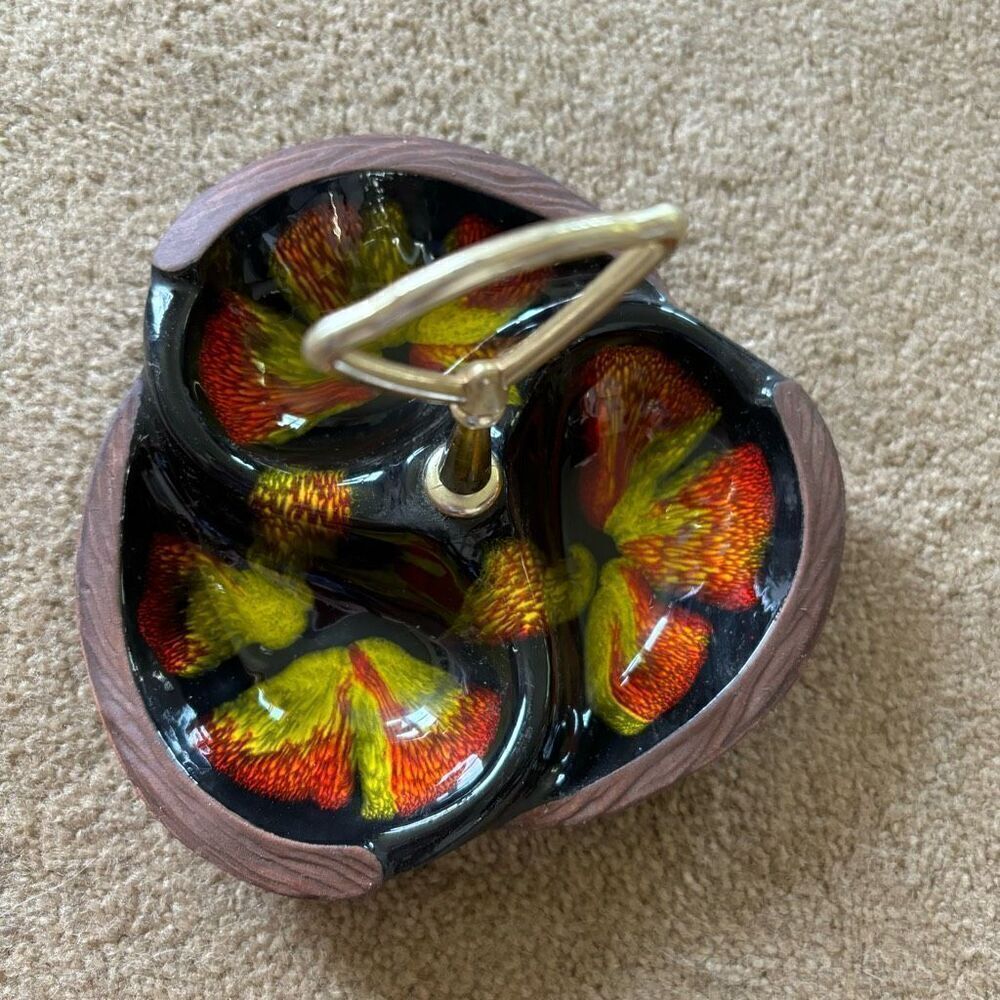 Sequoia Pottery USA 618 Multi Color Candy Dish